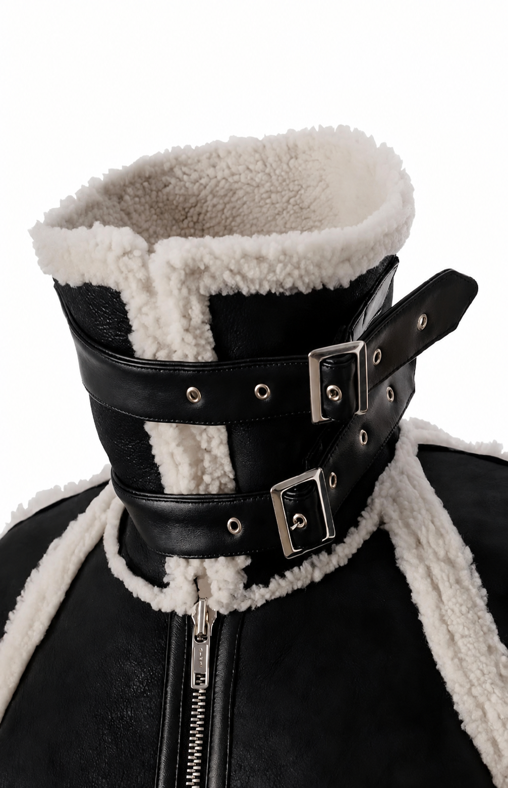 Aurelia Shearling Belted Jacket