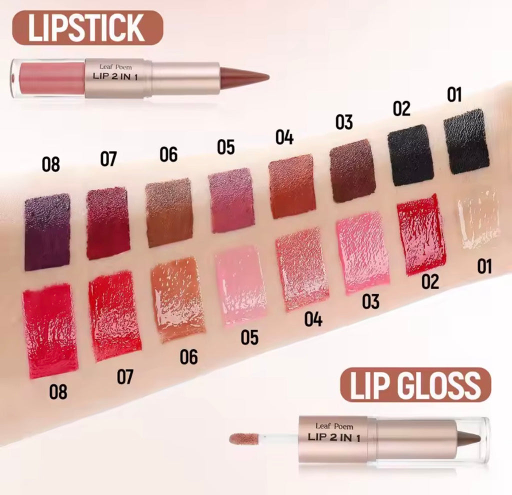 2 IN 1 LIPLINER & LIPGLOSS