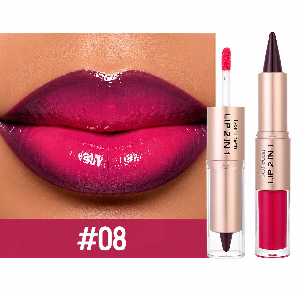2 IN 1 LIPLINER & LIPGLOSS