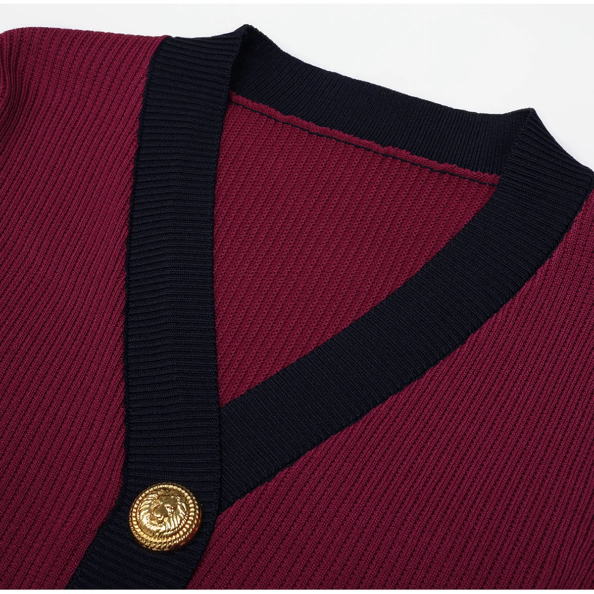 Amara Contrast Knit Dress