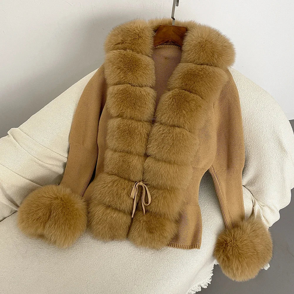 ÉLARA FUR CARDIGAN