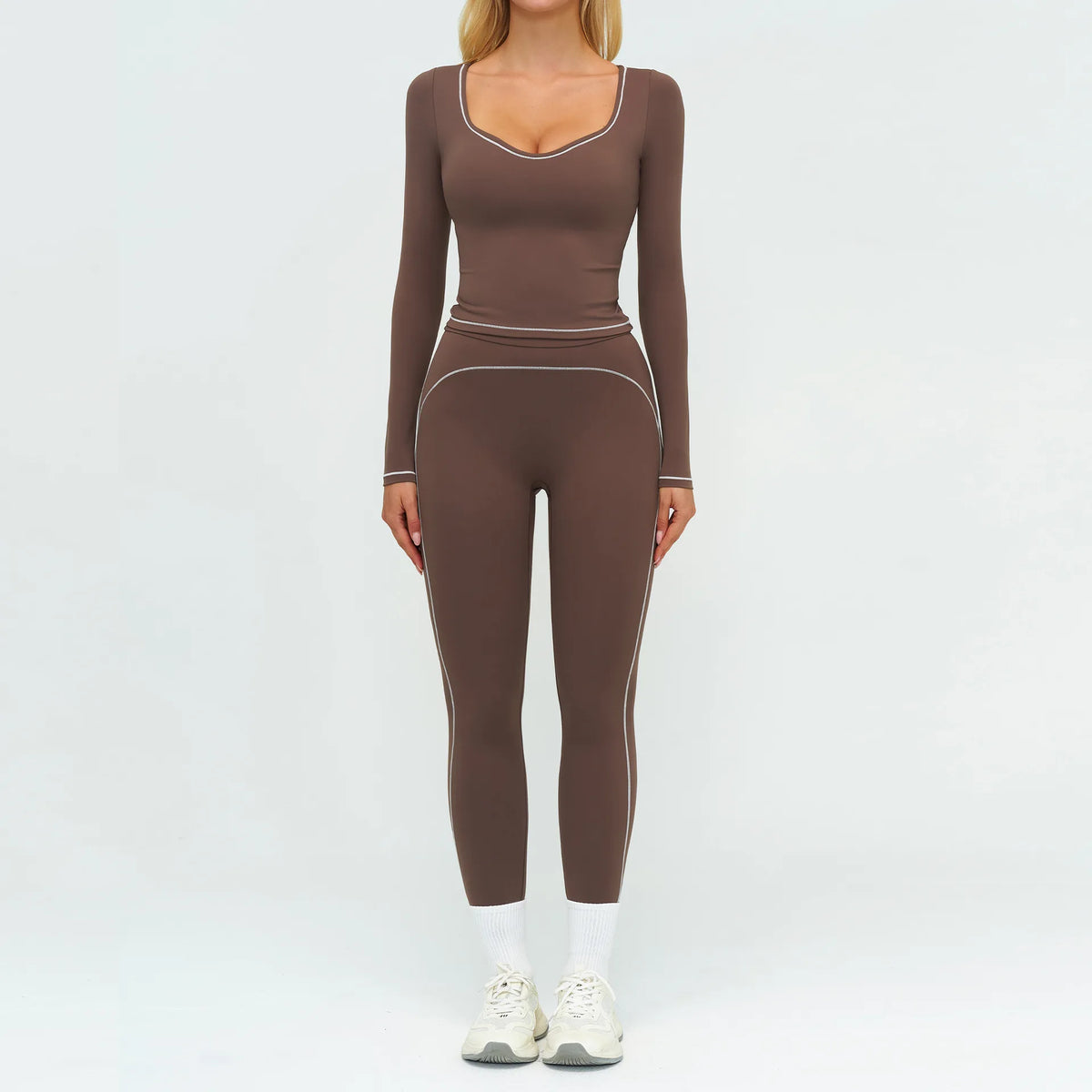 2PCS Yoga Suit Sportswear Women Tracksuit Sports Bra High Waist Legging Shorts Outfit Gym Set Fitness Running Workout Clothes