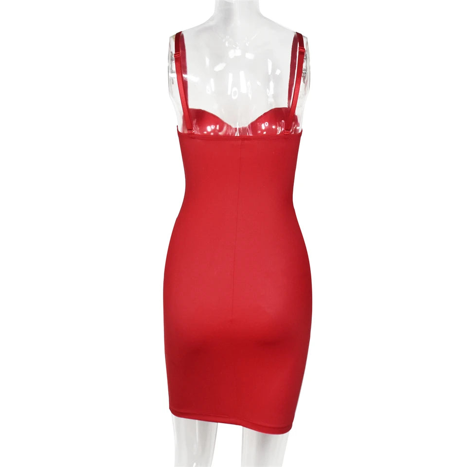 Becirzet Dresses For Woman Slimming Slips Mini Straight Tube Dress Body Shaper Body Underwear Party Sexy Female Clothes
