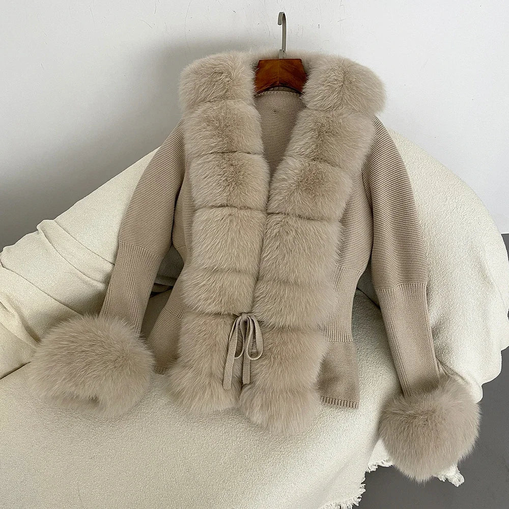 ÉLARA FUR CARDIGAN