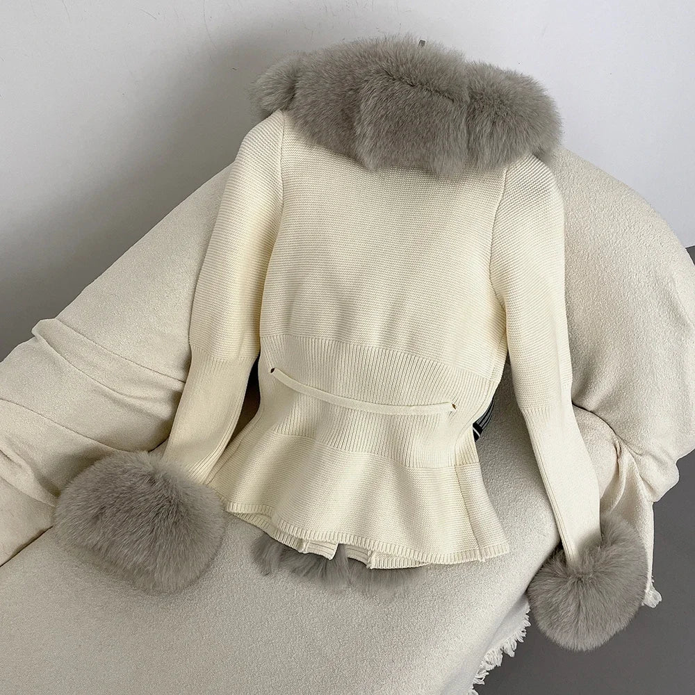 ÉLARA FUR CARDIGAN