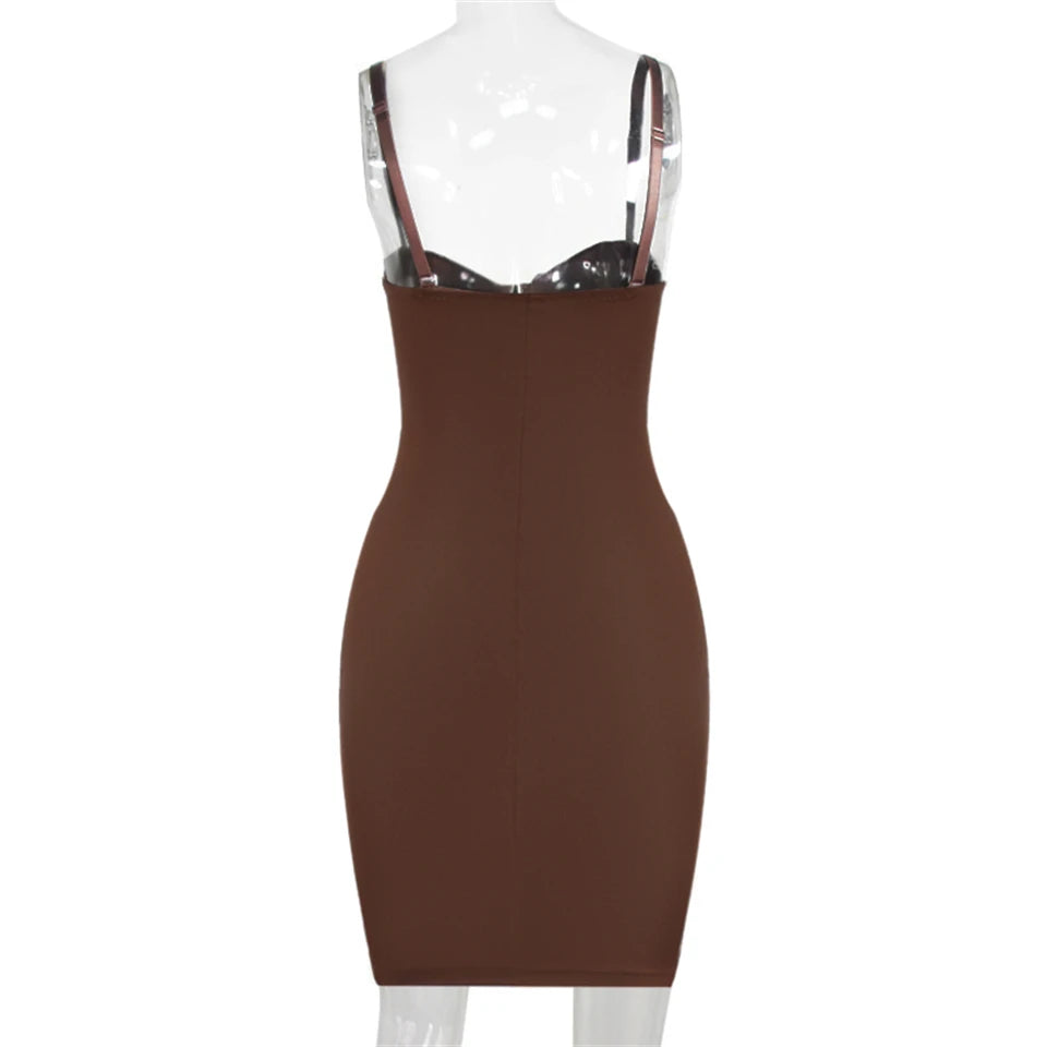 Becirzet Dresses For Woman Slimming Slips Mini Straight Tube Dress Body Shaper Body Underwear Party Sexy Female Clothes