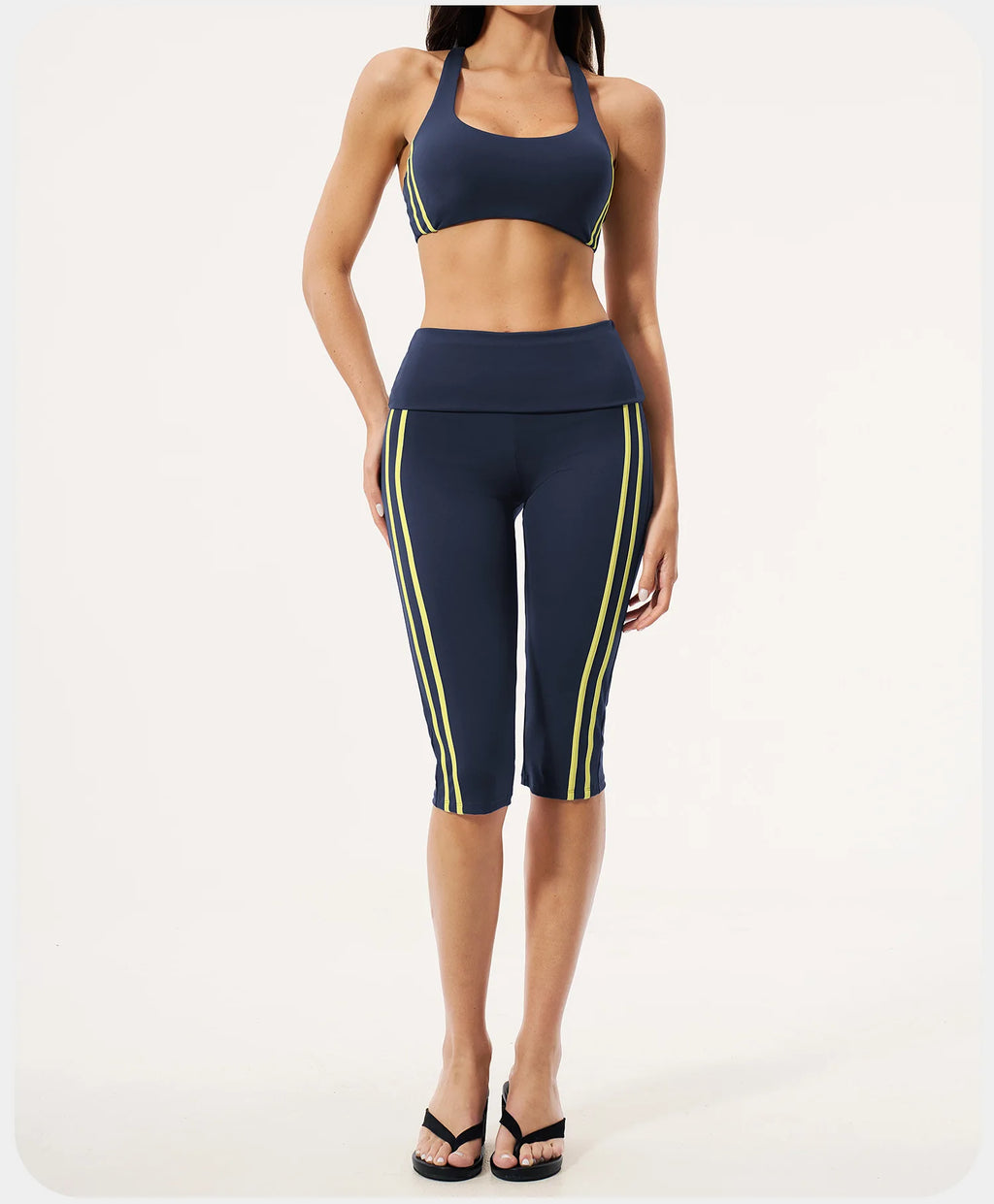 2PCS Yoga Suit Gym Fitness Outfits Women's Tracksuits Sports Bra Flared Trousers Suit Workout Clothes Female Yoga Sports Sets