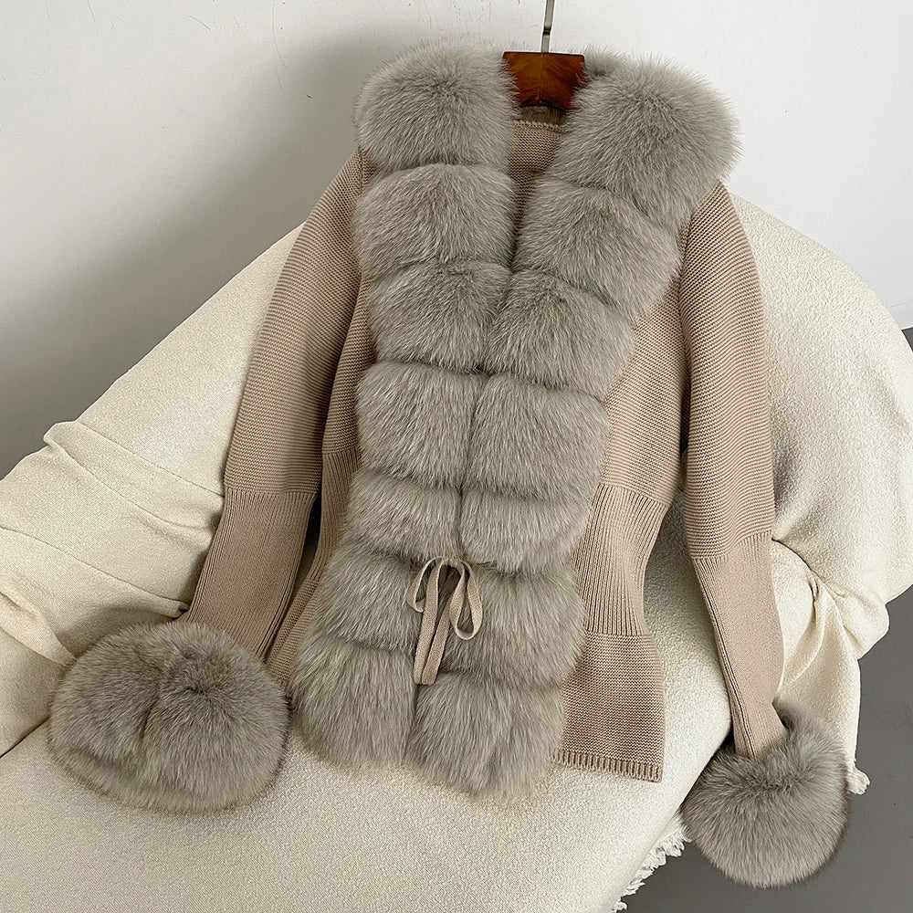 ÉLARA FUR CARDIGAN