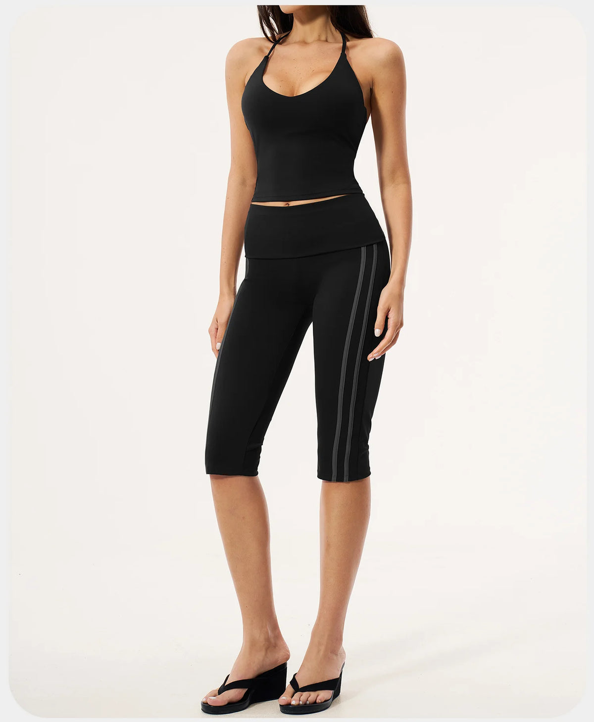 2PCS Yoga Suit Gym Fitness Outfits Women's Tracksuits Sports Bra Flared Trousers Suit Workout Clothes Female Yoga Sports Sets