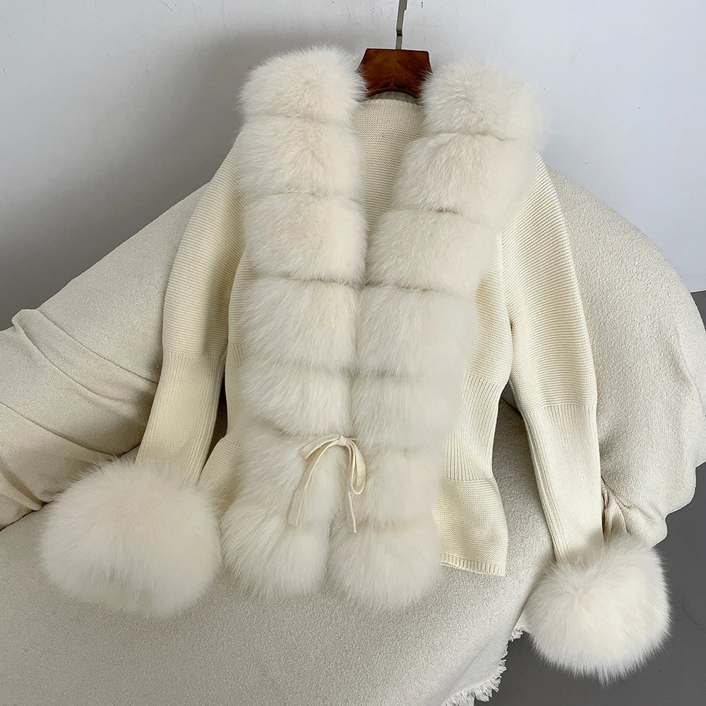 ÉLARA FUR CARDIGAN