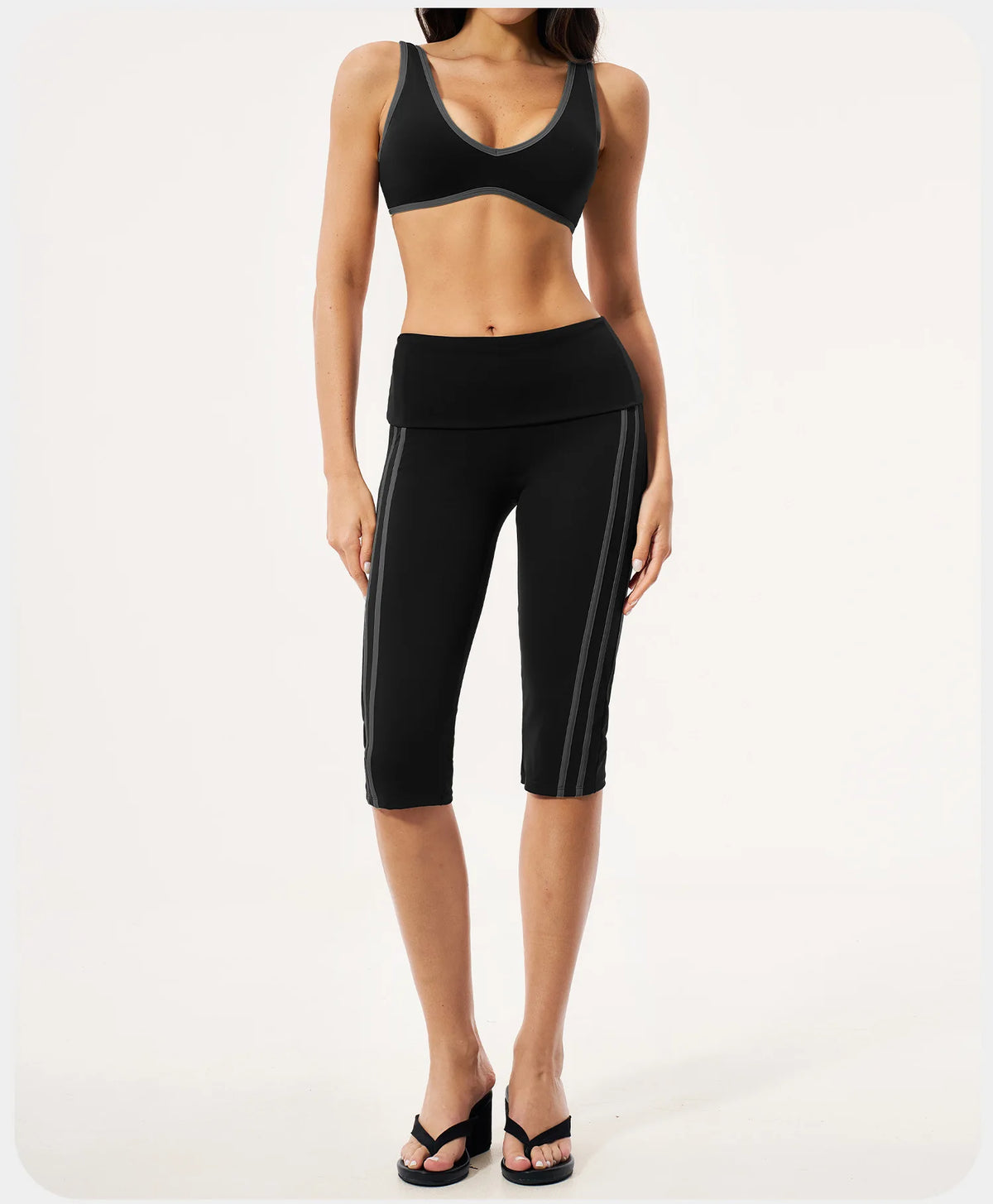 2PCS Yoga Suit Gym Fitness Outfits Women's Tracksuits Sports Bra Flared Trousers Suit Workout Clothes Female Yoga Sports Sets