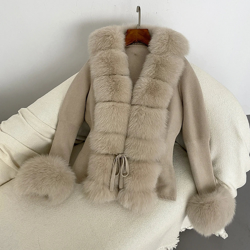ÉLARA FUR CARDIGAN