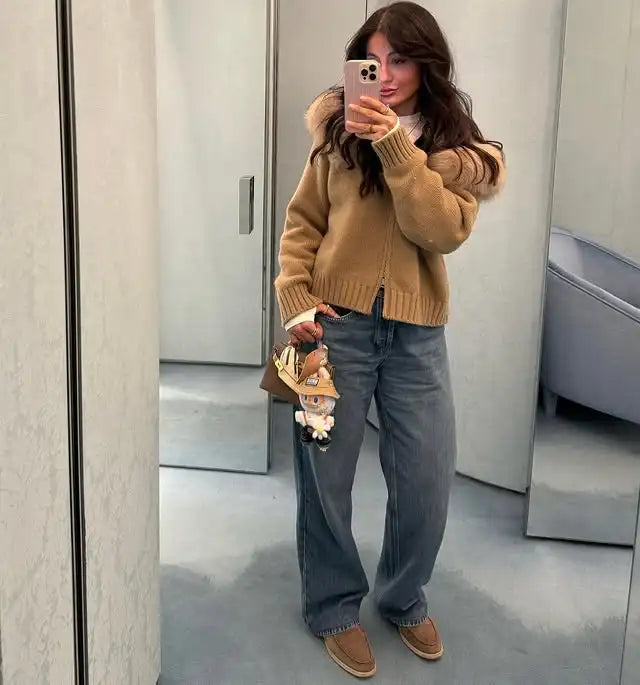 LUXE Faux-Fur Jacket