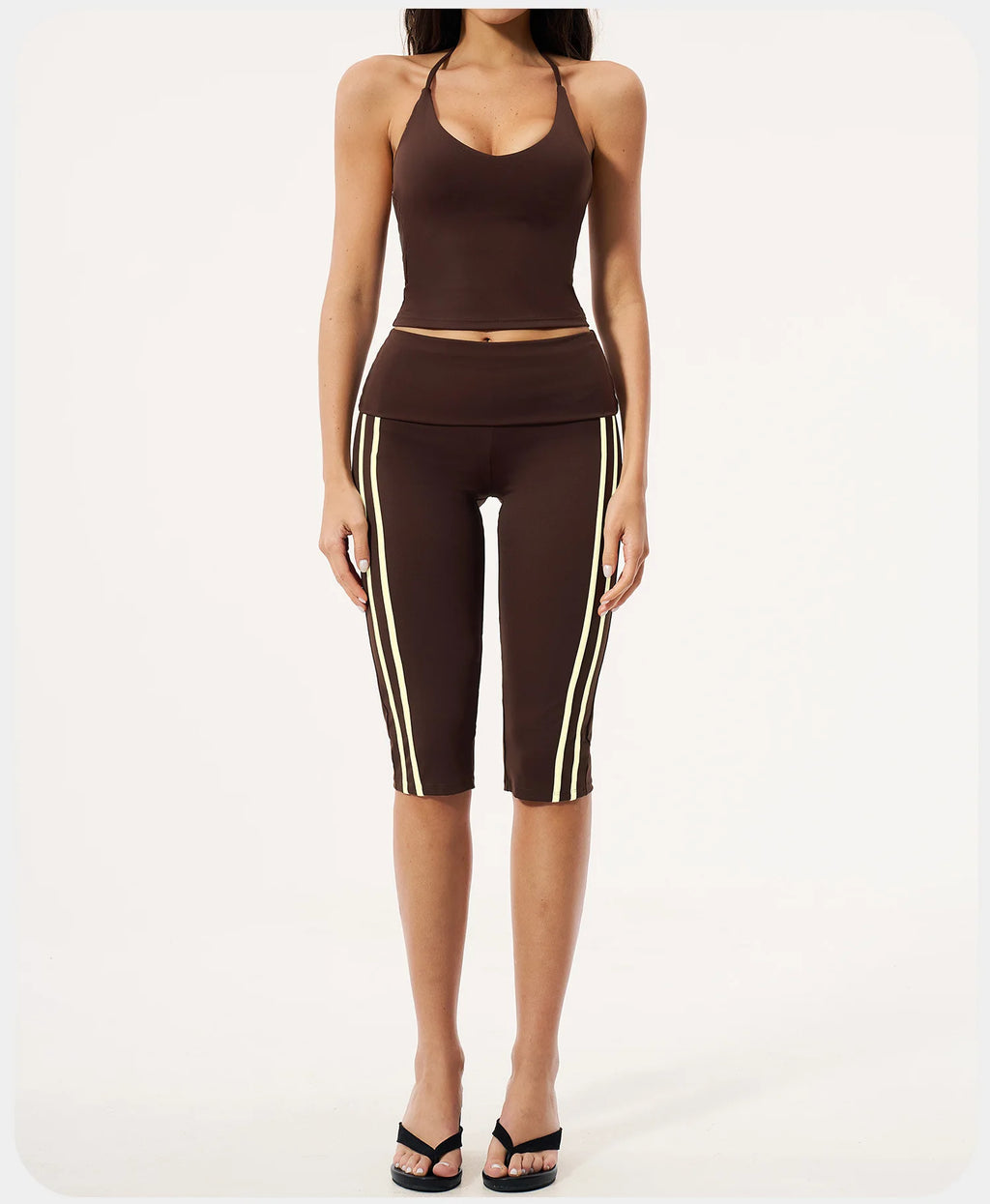 2PCS Yoga Suit Gym Fitness Outfits Women's Tracksuits Sports Bra Flared Trousers Suit Workout Clothes Female Yoga Sports Sets