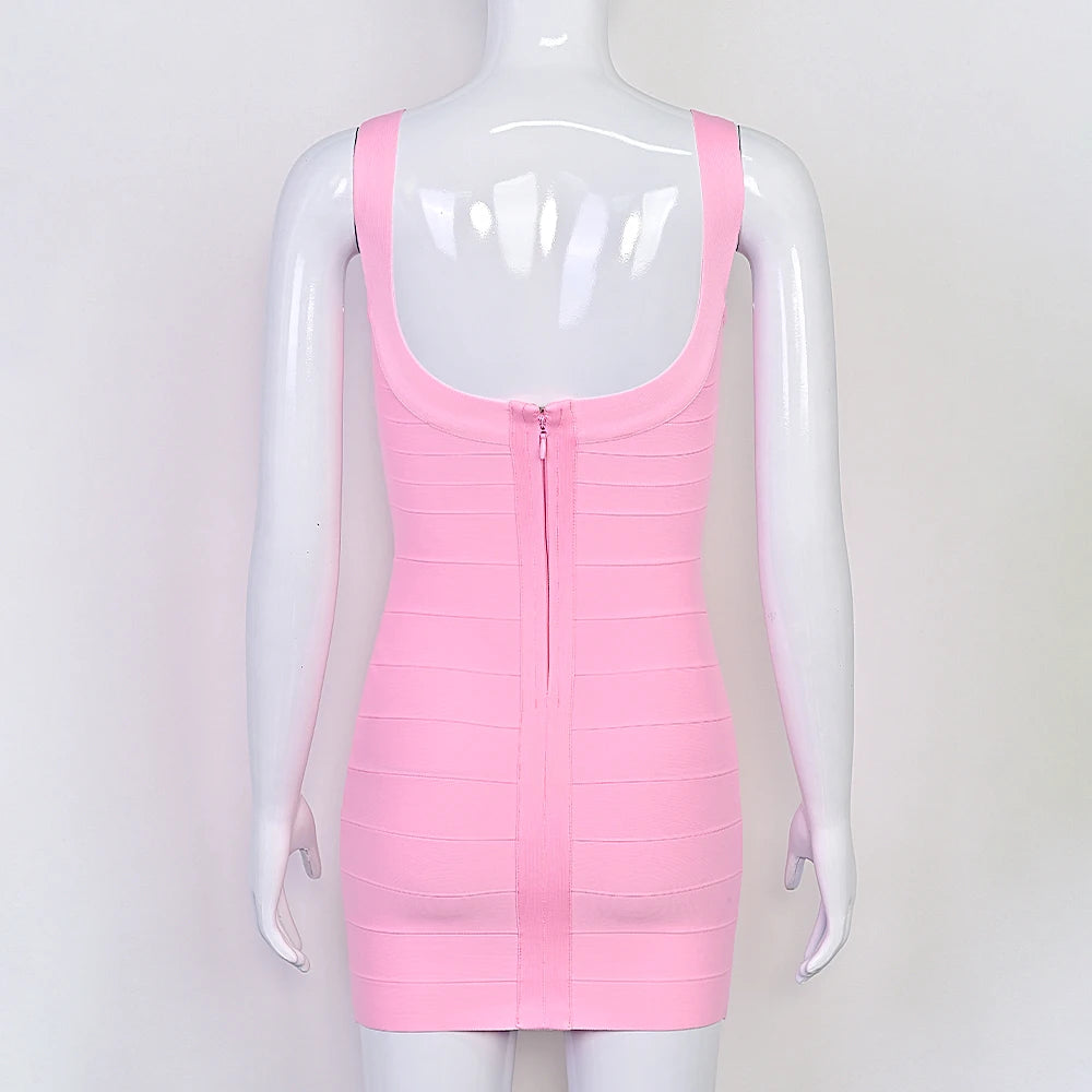 Rosé Mini Dress