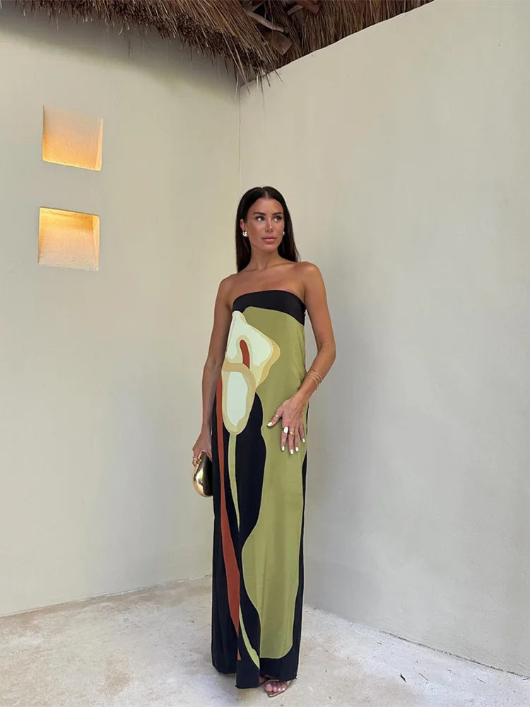 ÉLAN Backless Dress