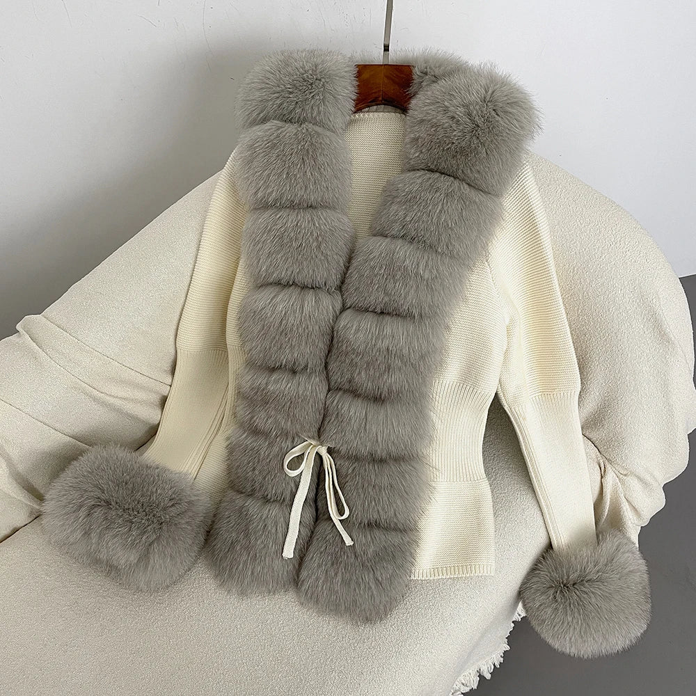 ÉLARA FUR CARDIGAN
