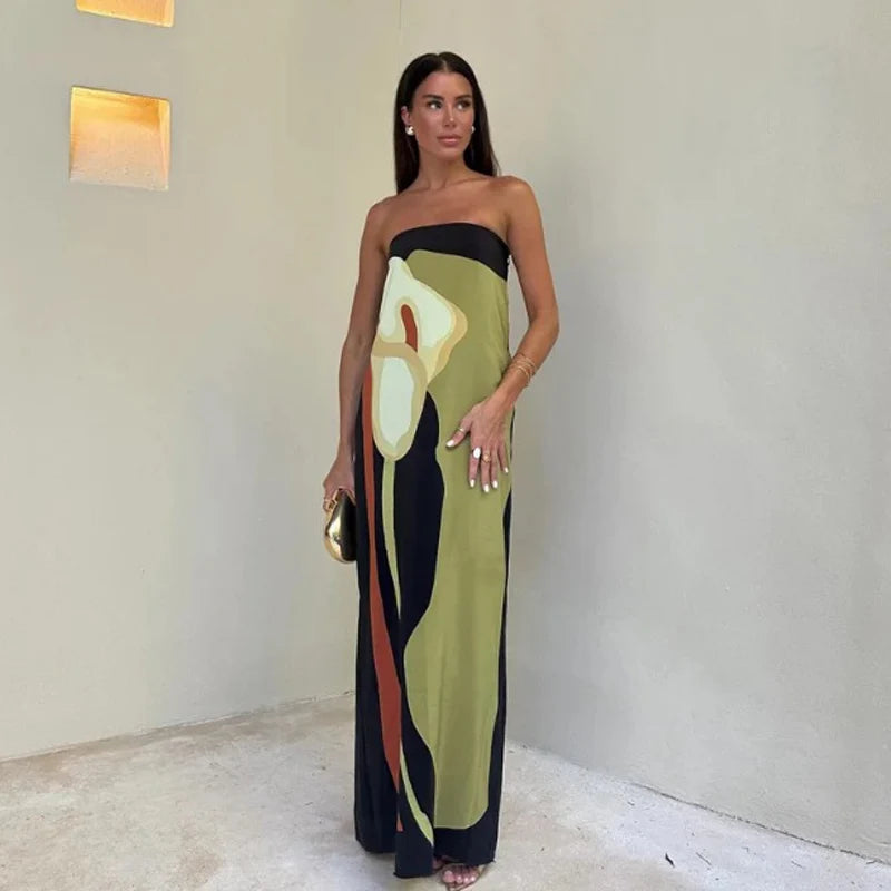 ÉLAN Backless Dress