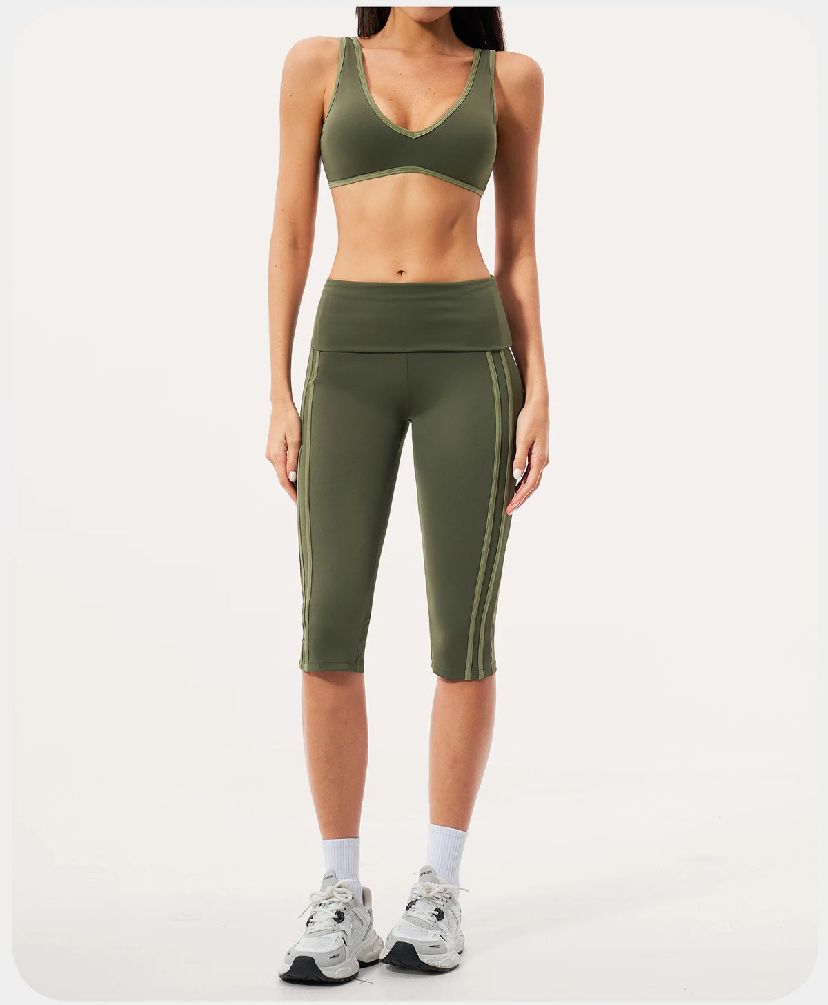 2PCS Yoga Suit Gym Fitness Outfits Women's Tracksuits Sports Bra Flared Trousers Suit Workout Clothes Female Yoga Sports Sets