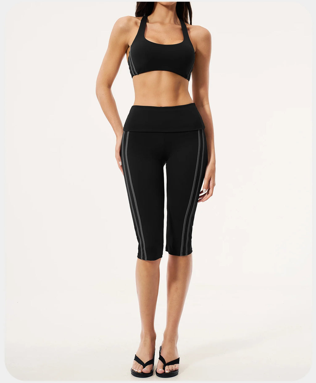 2PCS Yoga Suit Gym Fitness Outfits Women's Tracksuits Sports Bra Flared Trousers Suit Workout Clothes Female Yoga Sports Sets