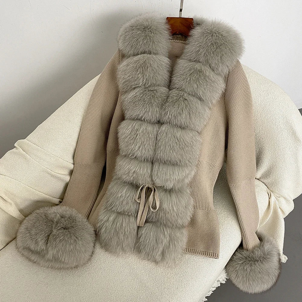 ÉLARA FUR CARDIGAN
