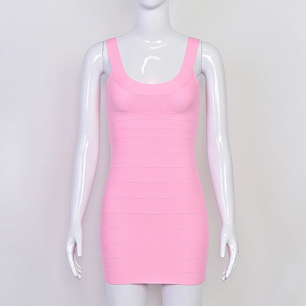 Rosé Mini Dress
