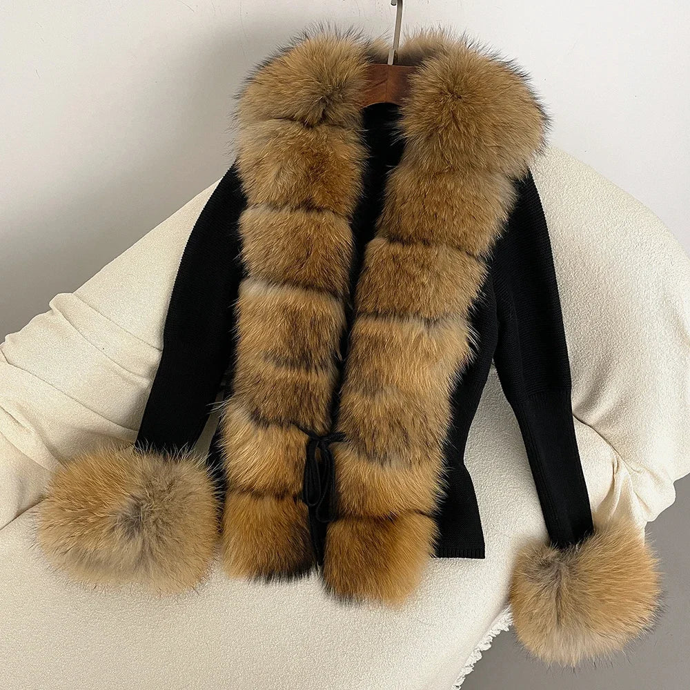 ÉLARA FUR CARDIGAN