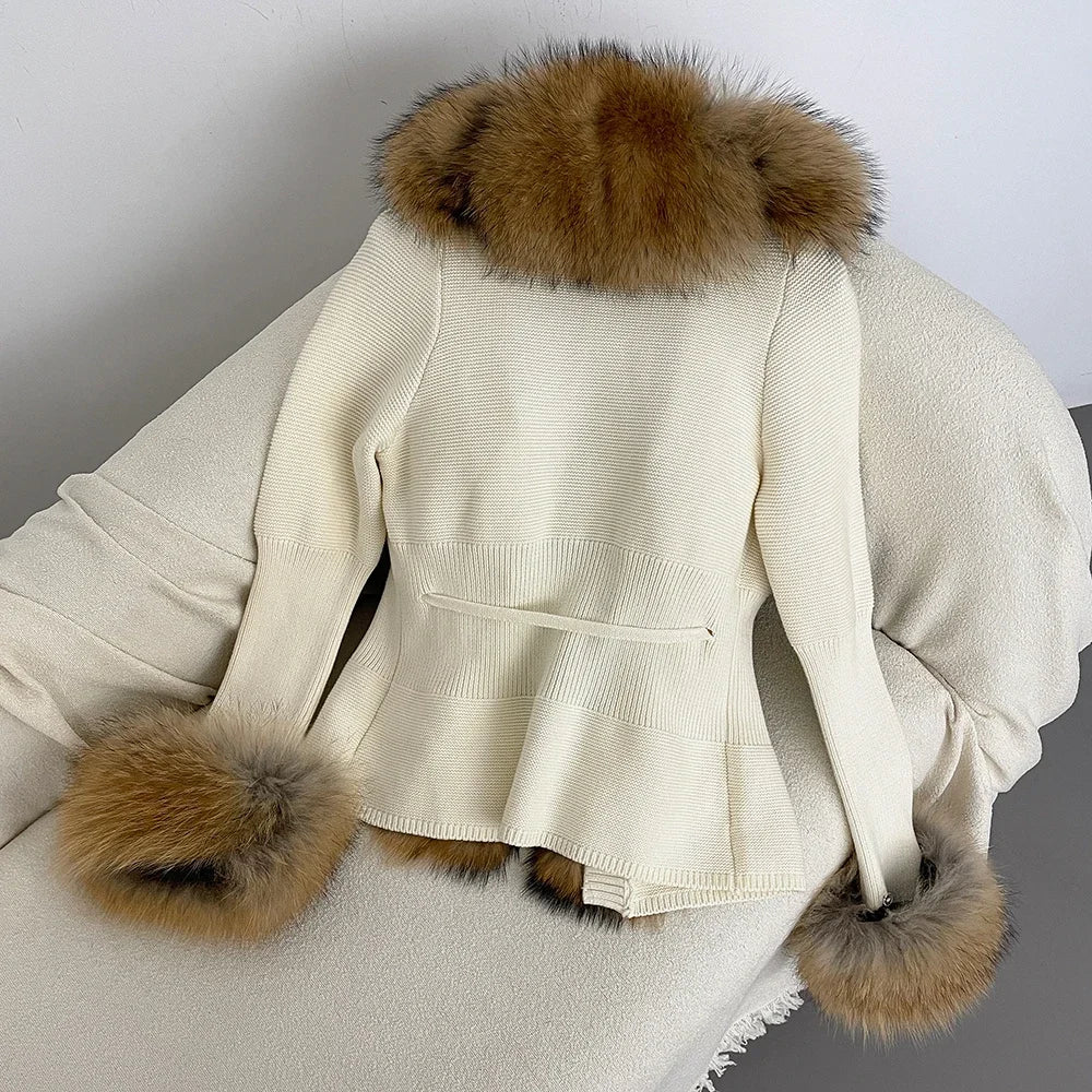 ÉLARA FUR CARDIGAN