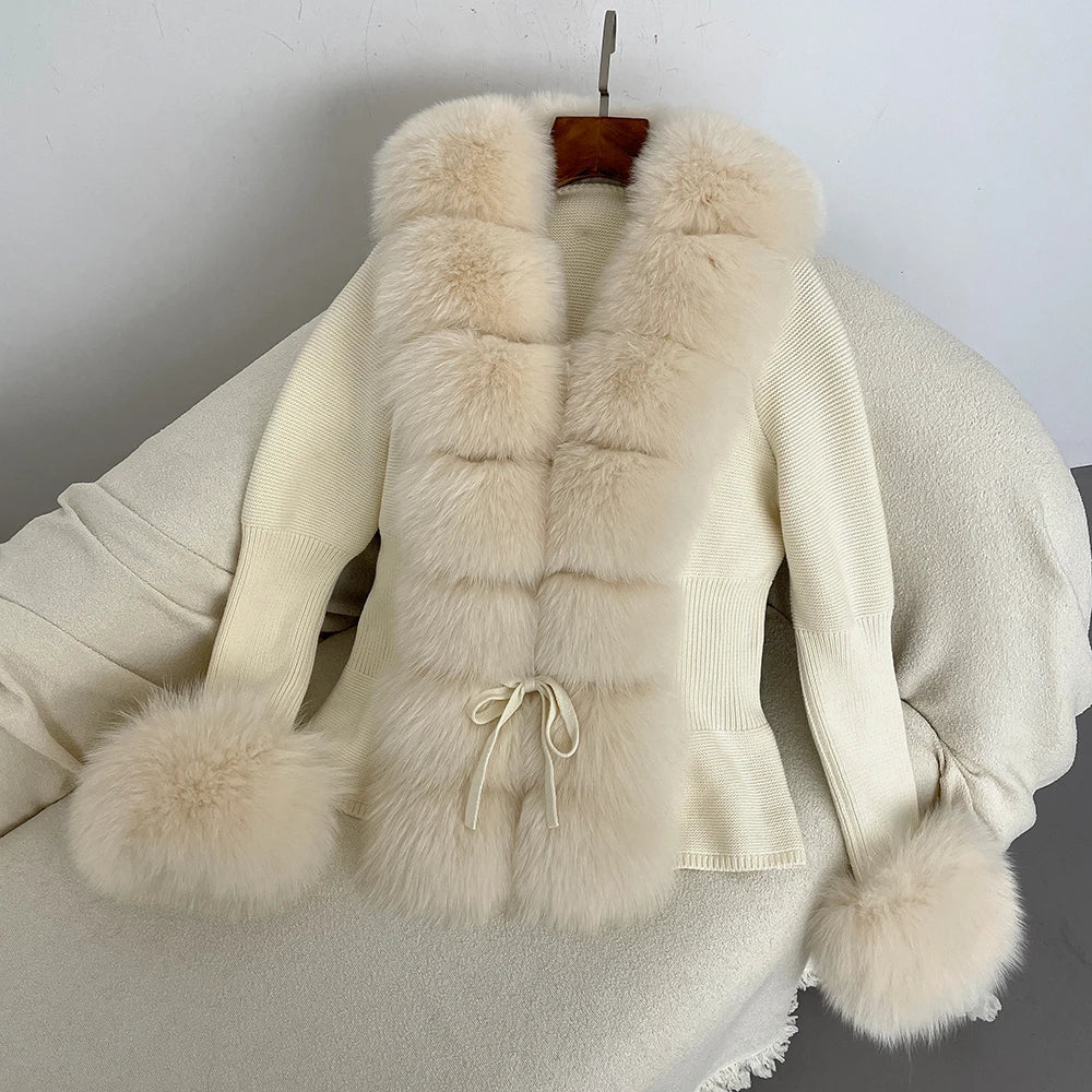 ÉLARA FUR CARDIGAN