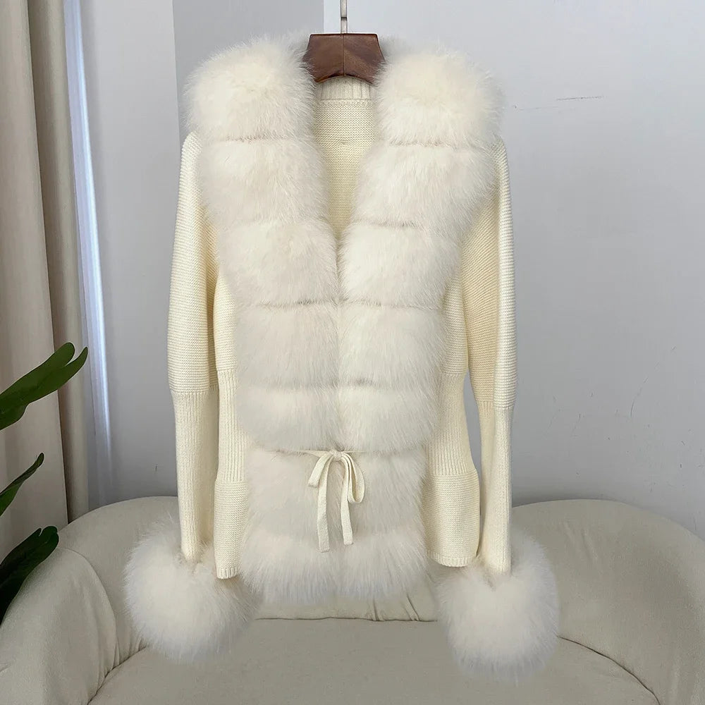 ÉLARA FUR CARDIGAN