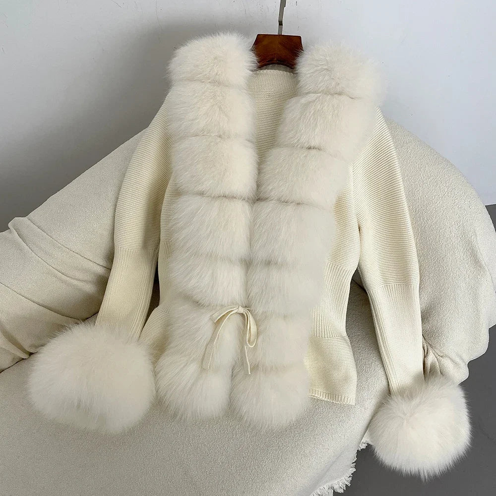 ÉLARA FUR CARDIGAN