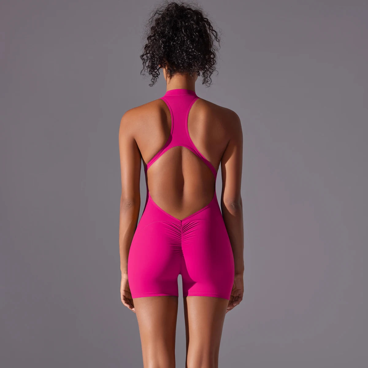 Sculpt Zip Playsuit