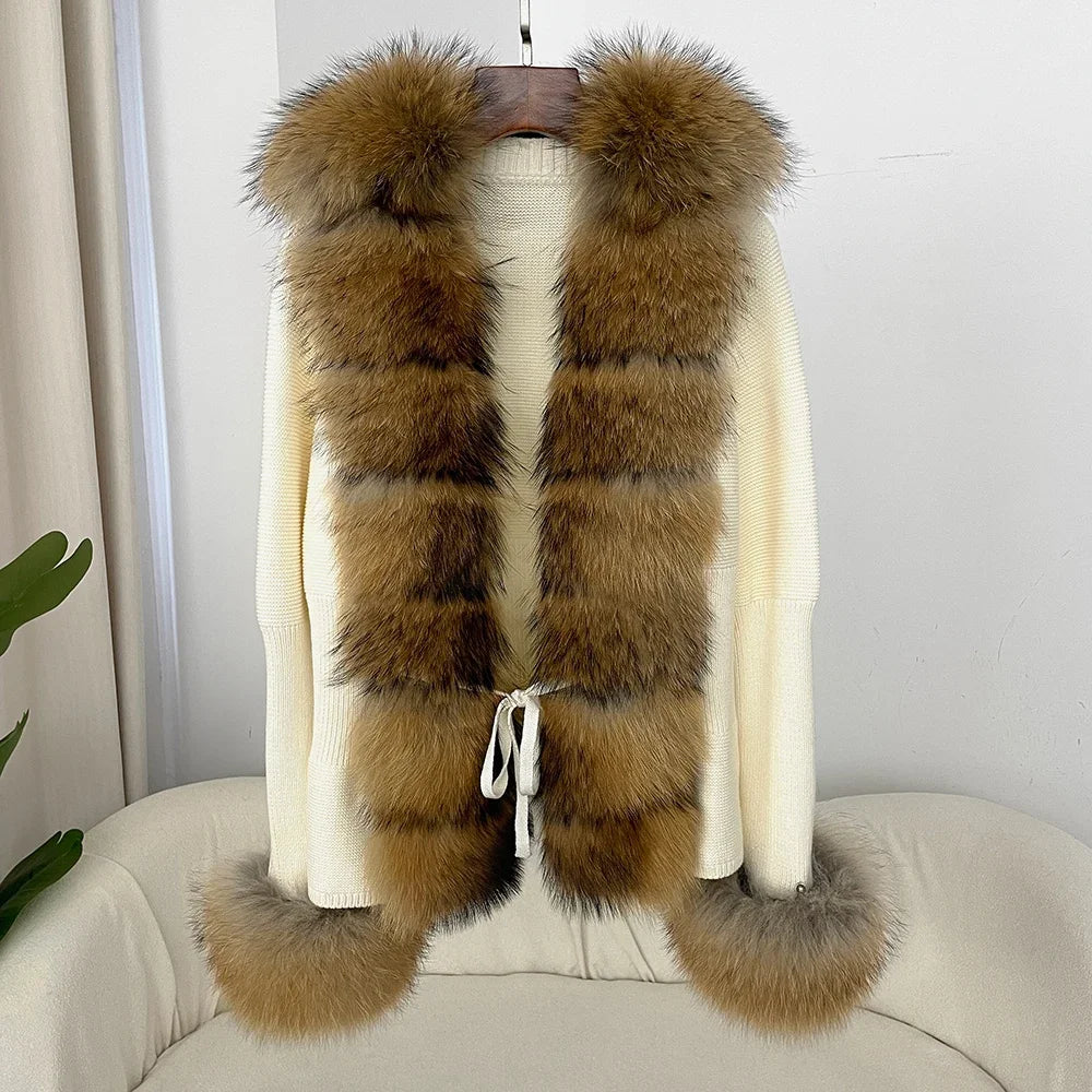 ÉLARA FUR CARDIGAN