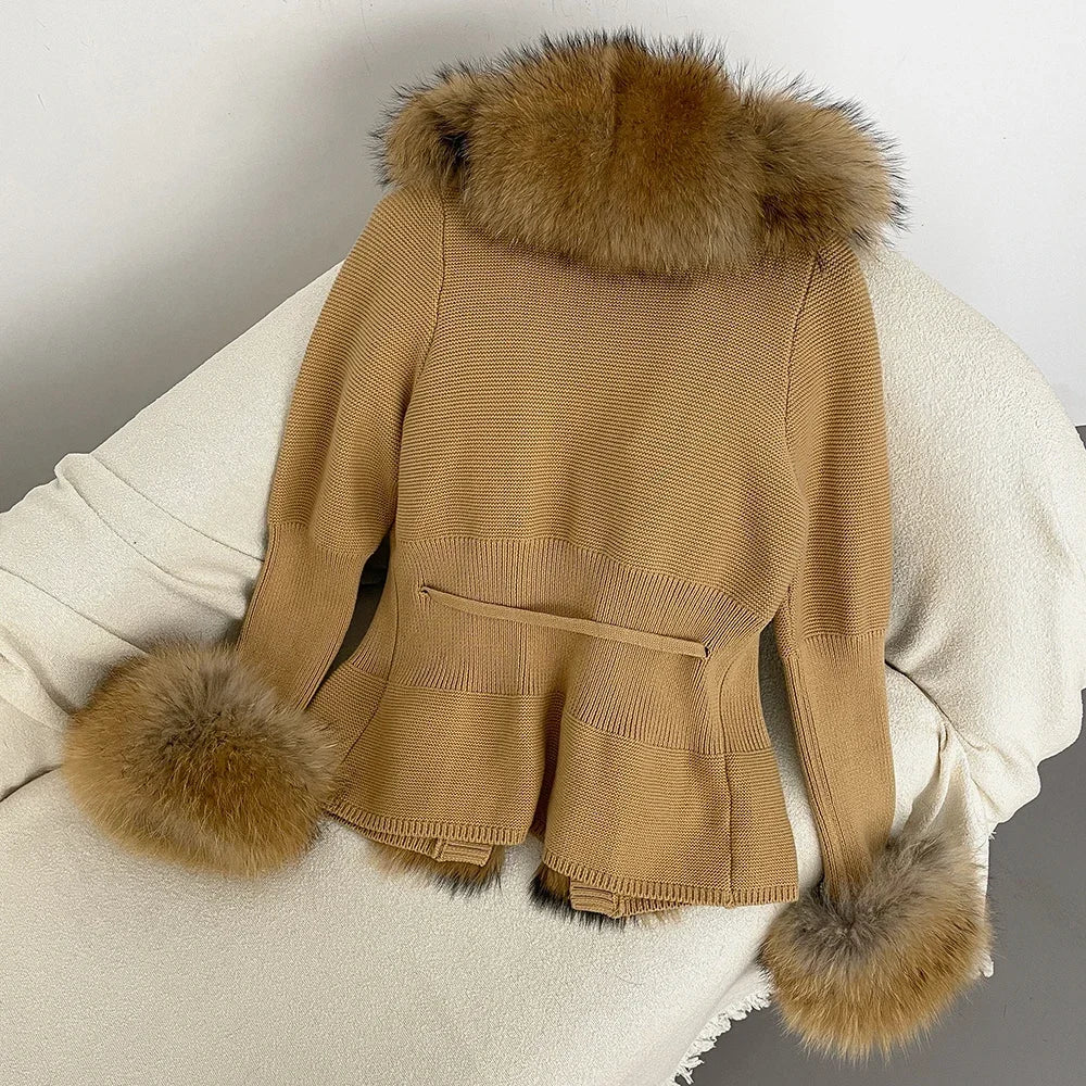 ÉLARA FUR CARDIGAN