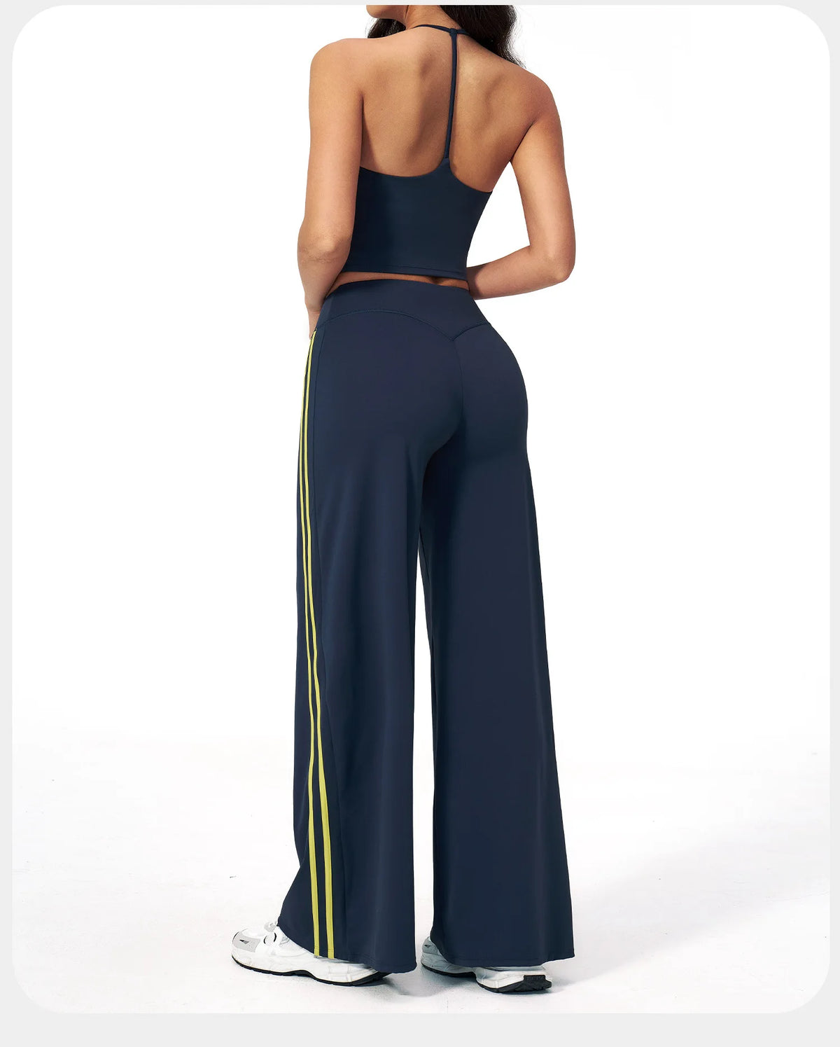 2PCS Yoga Suit Gym Fitness Outfits Women's Tracksuits Sports Bra Flared Trousers Suit Workout Clothes Female Yoga Sports Sets