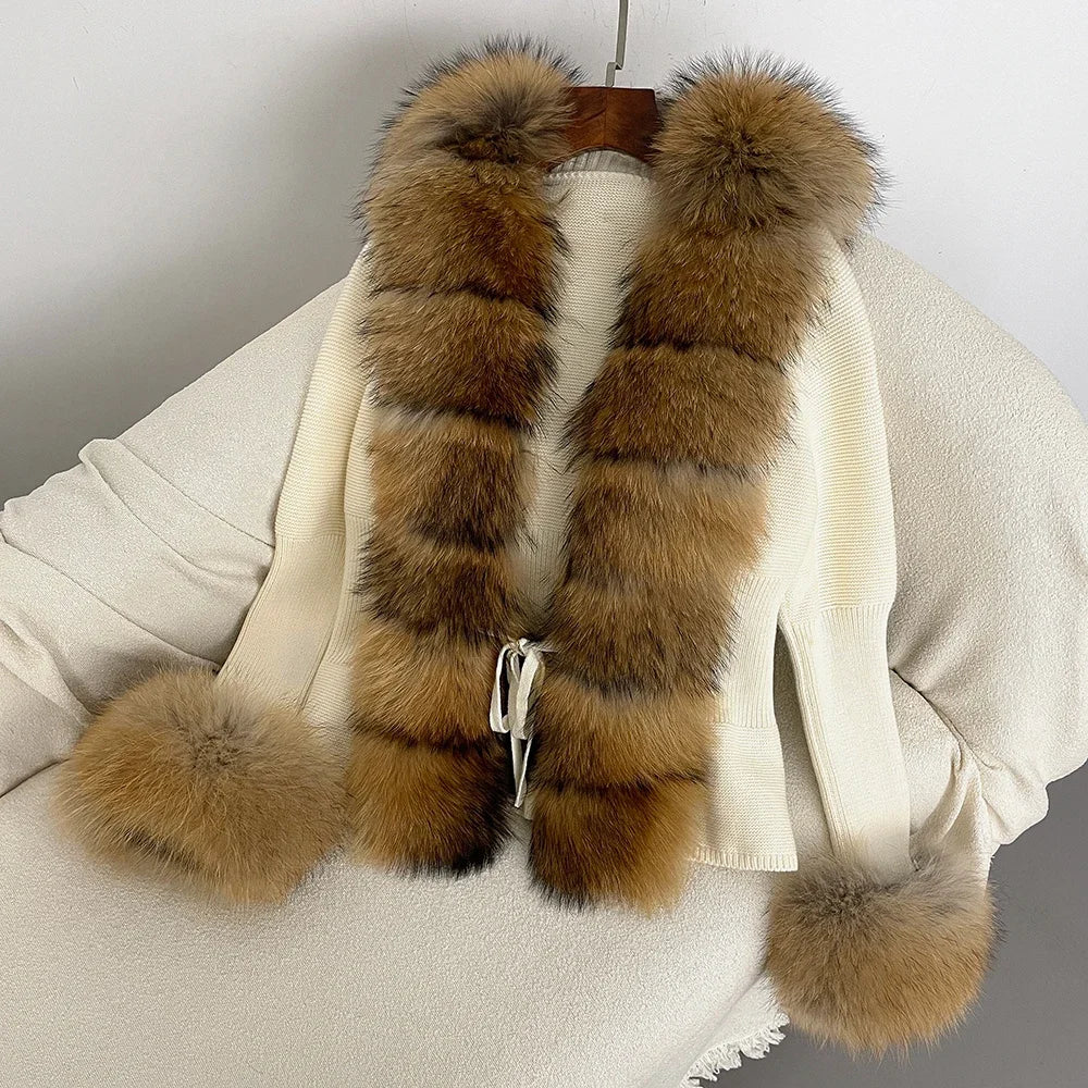 ÉLARA FUR CARDIGAN